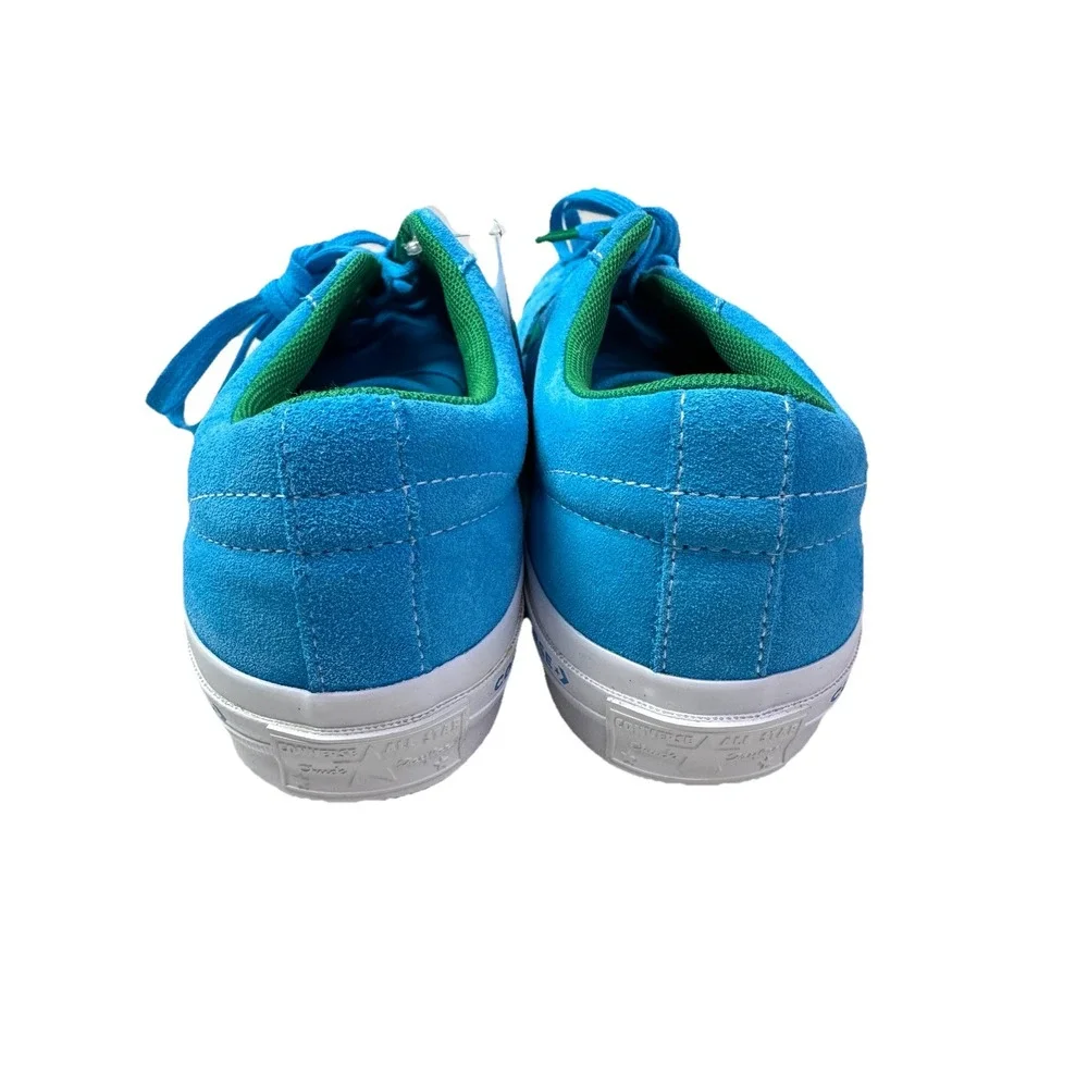 Converse One Star Pro Ox Suede Blue Green‎ Sneakers Shoes 159813C Men's Size 8 - Picture 4 of 9